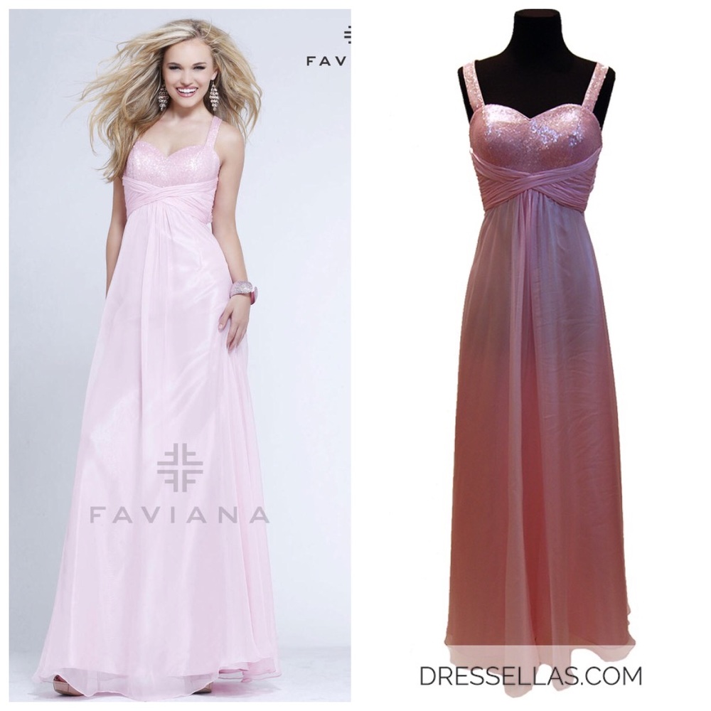 NWT! Blush Prom Dress